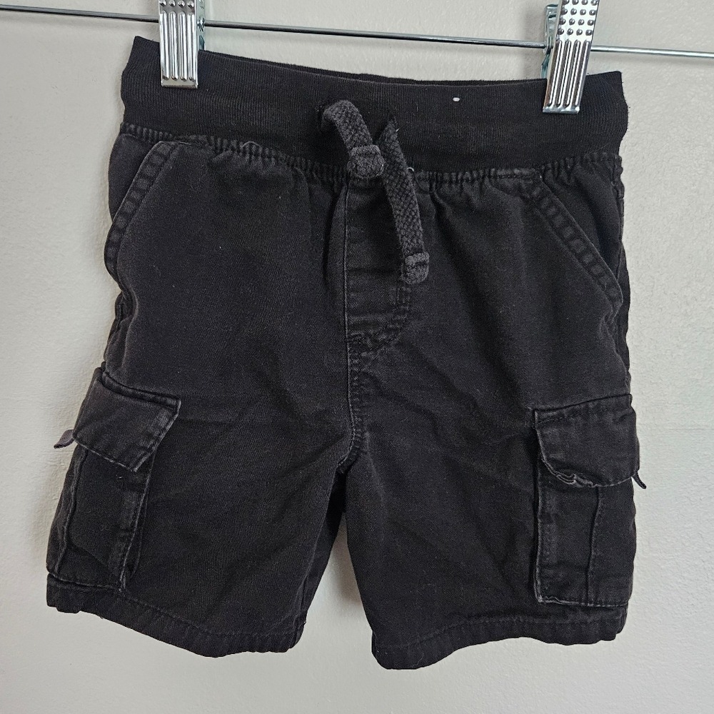 Garanimals Toddler Boys Black Cargo Shorts Elastic Waist Size‎ 3T